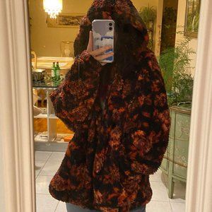 tortoiseshell teddy jacket